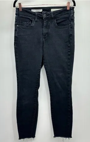 Pilcro Black High Rise Skinny Jeans Size 29 thumbnail 1