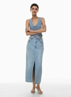 Aritzia Denim Forum Vintage The '90s Maxi Denim Skirt thumbnail 3