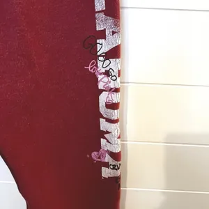 Victoria's Secret Pink Vintage Oklahoma Sweatpants Crimson & Cream Meet Pink Jones Mitchell Tag thumbnail 4
