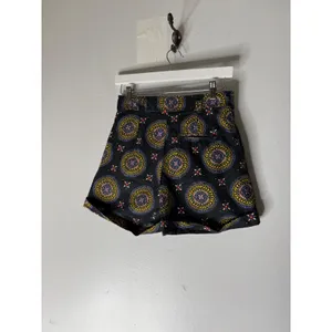 Anthropologie Maeve Abstract City Shorts Boho High Rise Women's Size 2 Geometric thumbnail 2