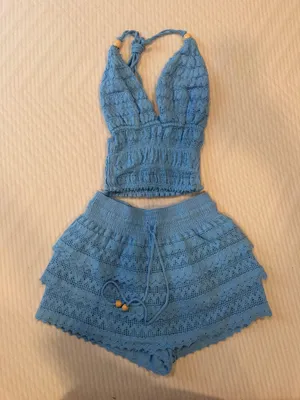 Blanco by nature set top and bottoms Blue Size M thumbnail 1
