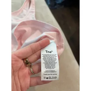 TNA baby pink tank top thumbnail 3