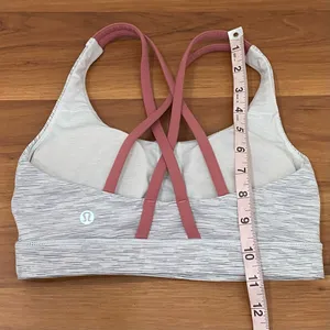 LULULEMON Energy Bra in Wee Are From Space Nimbus Battleship/Pink Puff Size 4 thumbnail 5