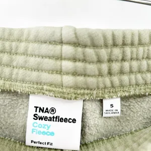 TNA Aritzia Women Sage Green Cozy Fleece Perfect Fit Jogger Sweatpants Size S thumbnail 5