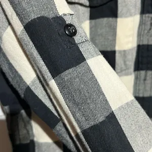 Denim & Supply Ralph Lauren WOMEN RL SURPLUS BUTTON DOWN FLANNEL BLACK/CREAM M thumbnail 5