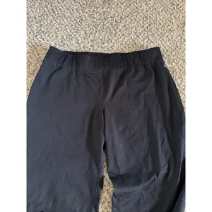 Chaps Women's Black‎ Wide Leg Leggings Size XL thumbnail 5