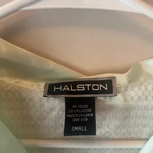 Halston Heritage FINAL PRICE Halston Green Dress thumbnail 2