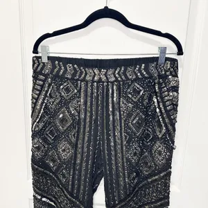 Calypso St. Barth Sequin Embellished Silk Jogger Pants thumbnail 4