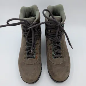 Asolo AFX 530‎ Hiking Boots Ladies US 7 Brown Nubuck Leather Vibram Sole Vintage thumbnail 4