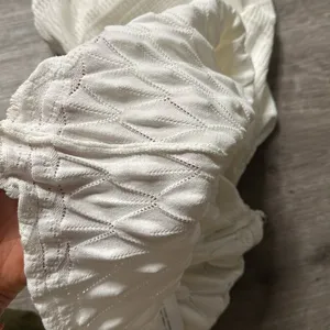 Zara crochet mesh white dress thumbnail 7
