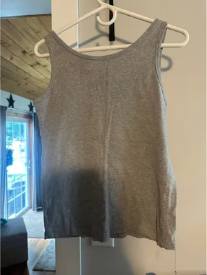 Basic Joe gray cotton tank size L Size L thumbnail 3