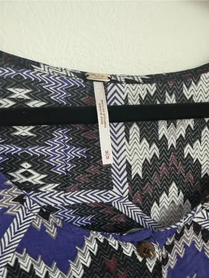 Free People "Take Me To Thailand" babydoll mini dress Print Swing Dress thumbnail 2