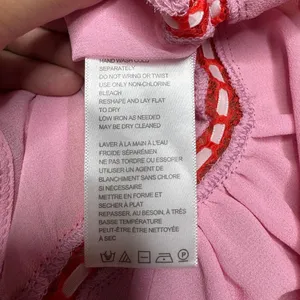 Kimchi Blue Ivy Lace Inset Cami Pink Red Tie Front Urban Outfitters XS S thumbnail 7