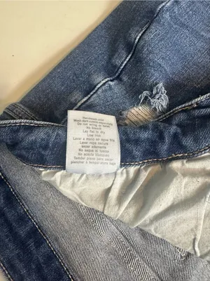 Judy Blue Classic High Rise Embroidered Rainbow Denim Bermuda Shorts Size 18W thumbnail 9