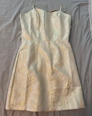 Forever 21 NWT Cream And Gold Dress thumbnail 1