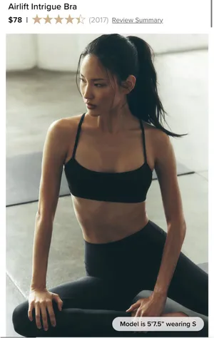 Alo Airlift Intrigue Yoga Sports Bra thumbnail 3