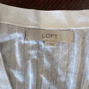 Loft ribbed white cardigan large thumbnail 8