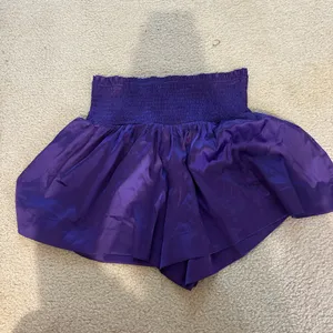 purple ruffle shorts thumbnail 1