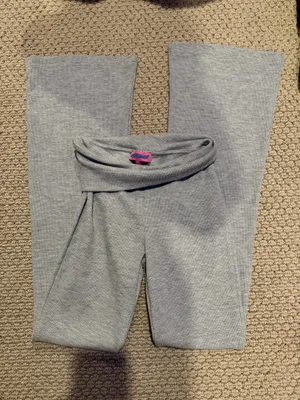 Edikted gray flare pants thumbnail 2