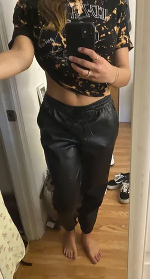 Leather Pants Black Size XS thumbnail 1