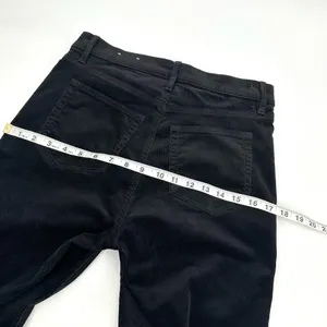 Loft Pants Women 6P 28 Black Corduroy Skinny Classic Fall Winter Casual Academia thumbnail 9
