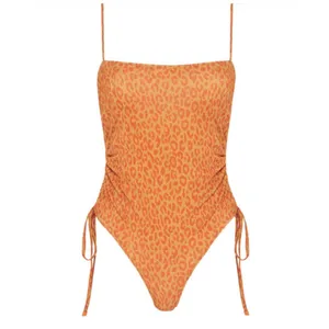 Leopard Sparkle One piece Swimwear NWT XS thumbnail 3