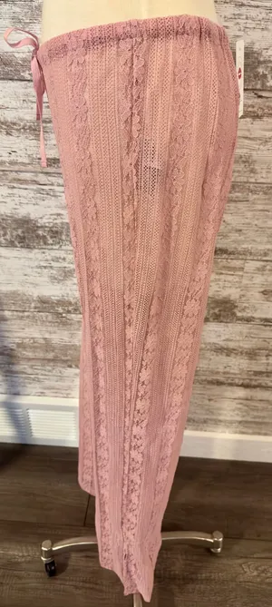 Edikted Swimsuit lace pink cover bottoms thumbnail 4