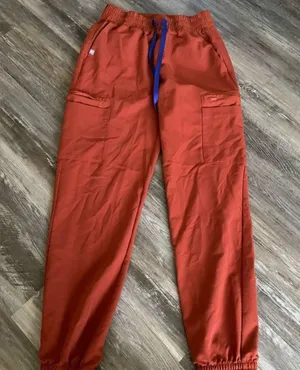 FIGS Jogger Scrub Pants Orange thumbnail 1