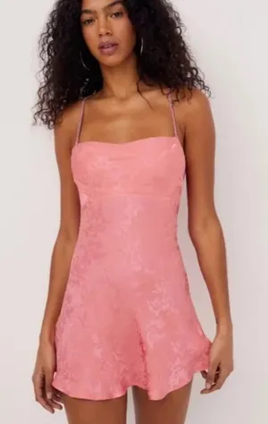 For Love & Lemons Gabrielle Embellished Mini Slip Dress Size Small NWT thumbnail 1