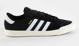 Adidas Nora Sneakers Lace Up Skateboarding Black White Mens 8 Women 9 New in Box thumbnail 1