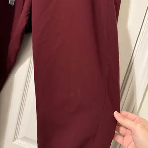 FIGS Maroon Zamora Joggers Size XL Petite Scrub Pants thumbnail 7