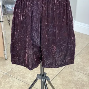 American Eagle Romper Small Velvet Y2k 90's Festival Gothic Punk Rock Whimsigoth thumbnail 9