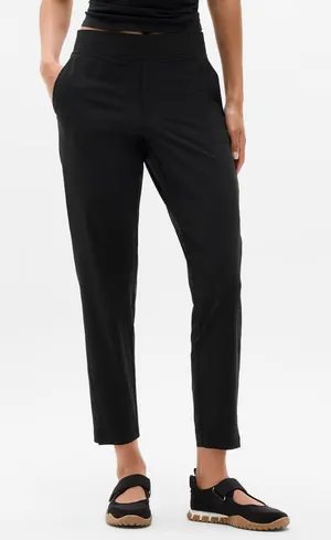 Athleta Brooklyn Mid Rise Ankle Pant Black Size 6 Petite thumbnail 1