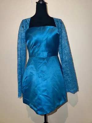 Long Sleeve Homecoming Dress thumbnail 3