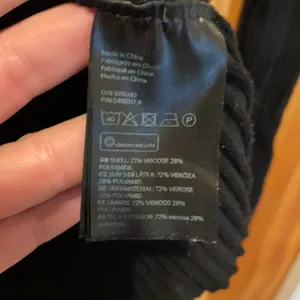 H&M black knit mock neck sweater S thumbnail 6