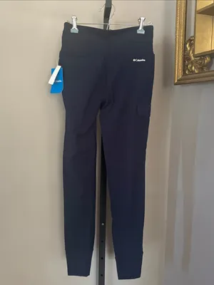 NEW Columbia Small Penn State Nittany Lions Trek Leggings Navy Blue thumbnail 2