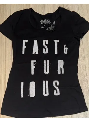 Fast & Furious by affliction Black Graphic Tee shirt short sleeve shirt thumbnail 1