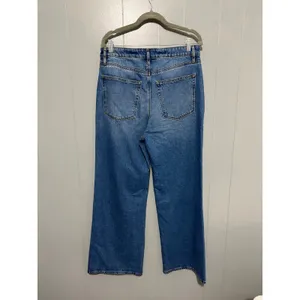 LOFT Rivete Curvy Vintage Dark Wash High Rise Wide Leg Classic Jeans 29 thumbnail 5
