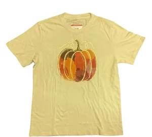 State of Mind Cream Tee with Pumpkin Design Size 2X (Bust 44”) NWT thumbnail 1
