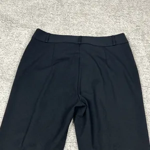 J McLaughlin Pants Womens 4 Black Straight Leg Stretch Ponte Ankle Slits Career thumbnail 7