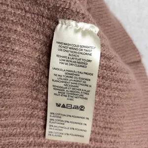 Free People Sunbeam Sweater Women's XS Antler Brown Oversized Mock Neck Autumn thumbnail 9