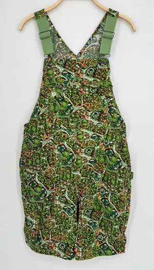 Duluth Trading Co Heirloom Gardening Shortalls Medium Succulent Garden Print thumbnail 1
