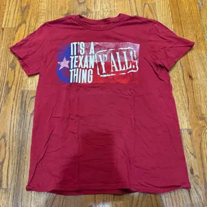 point sportswear texas tshirt Red Size M thumbnail 1
