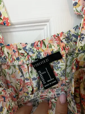 Forever 21 floral tank top thumbnail 3