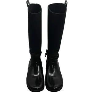 Michael Kors‎ Charm Stretch Calf Black Rain Boots Capsule Comfort Utility 9 thumbnail 5