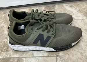 New Balance 247 olive green sneakers thumbnail 1