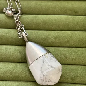 Nwot Kendra Scott limit edition stone silver long necklace thumbnail 6