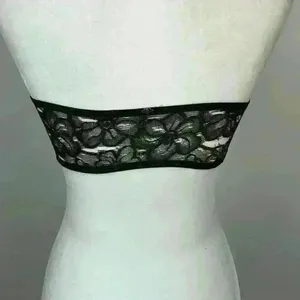 Victoria’s Secret PINK Green Strapless Bandeau Size M thumbnail 4