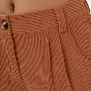 Halara Bombay Brown Mid Rise Corduroy Pants New with Tags thumbnail 9