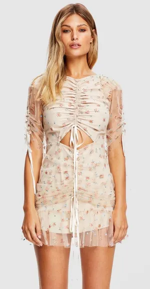 ALICE‎ MCCALL PEACH MOOD FOR LOVE MINI DRESS Size US 2 Brand New thumbnail 1